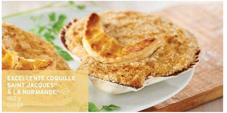 excellence coquille saint jacques à la normande