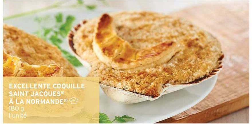 excellente coquille saint jacques à la normande
