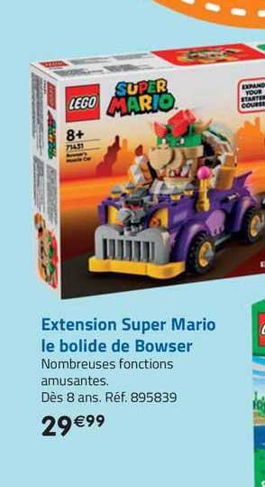 extension super mario le bolide de bowser lego super mario