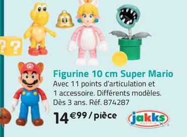 figurine 10 cm super mario jakks