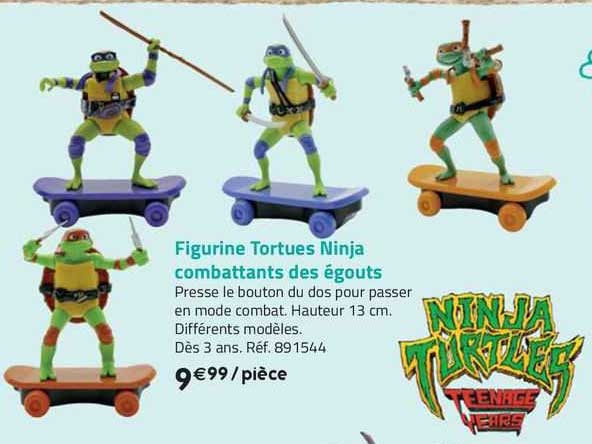 figurine tortues ninja combattants des égouts