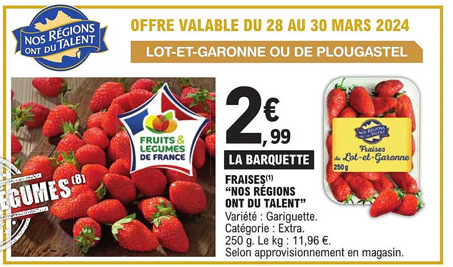 fraises "nos régions ont du talent"