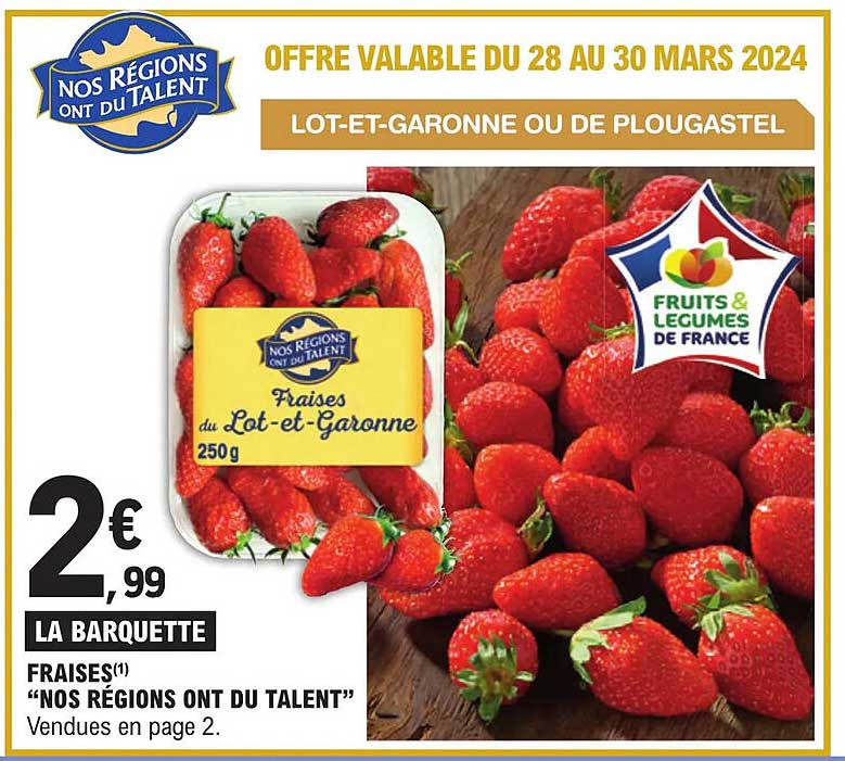 fraises "nos régions ont du talent"