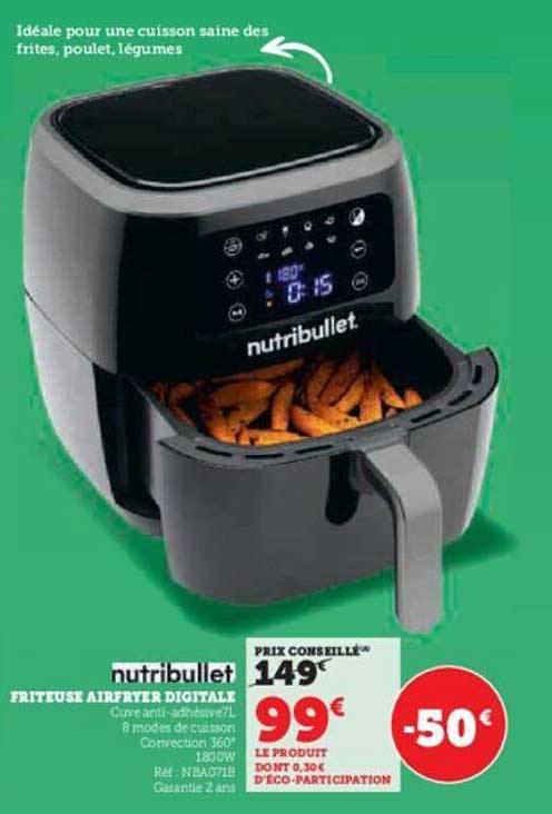 friteuse airfryer digitale nutribullet