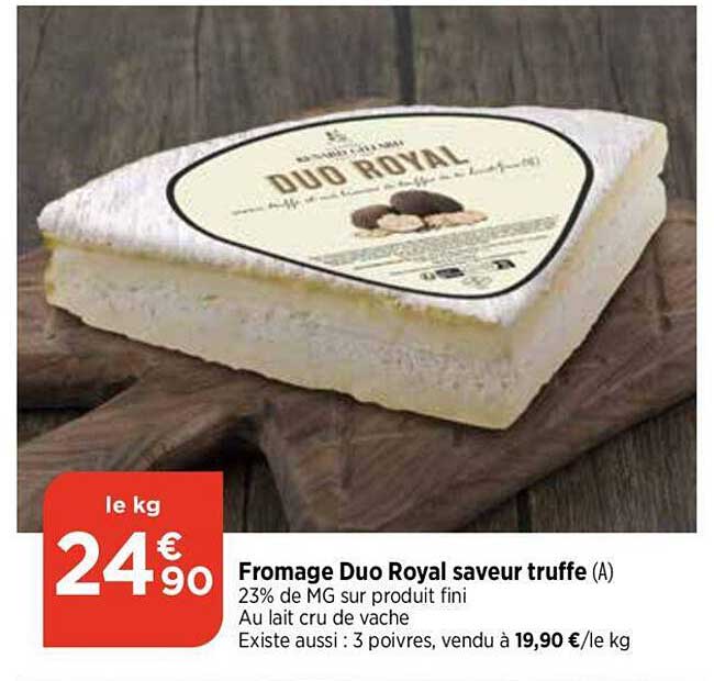 Fromage Duo Royal Saveur Truffe