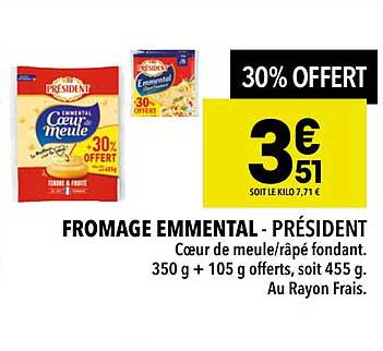 Fromage Emmental - Président