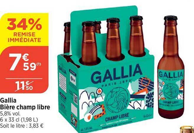 gallia bière champ libre