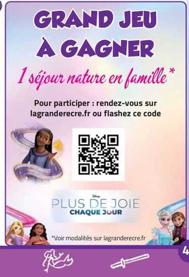 grand jeu à gagner 1 séjour nature en famille