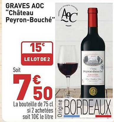 Graves Aoc "château Peyron-bouché"