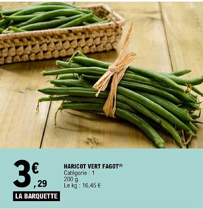 haricot vert fagot