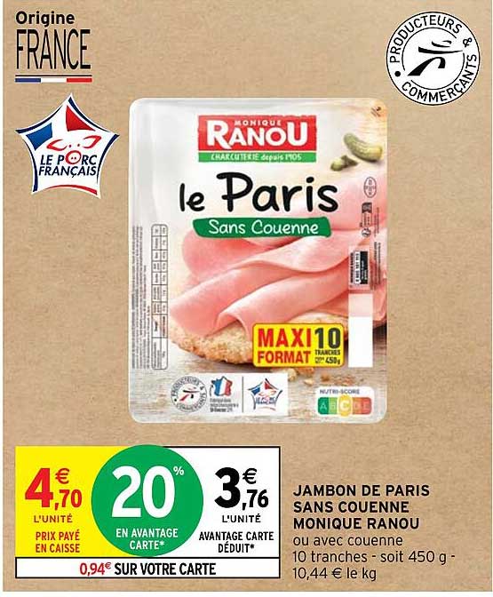 jambon de paris sans couenne monique ranou