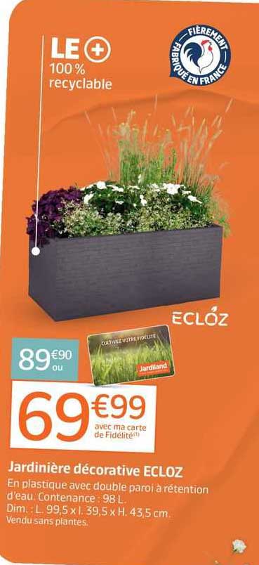 jardinière décorative ecloz