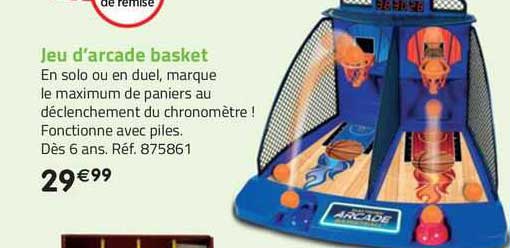 jeu d'arcade basket