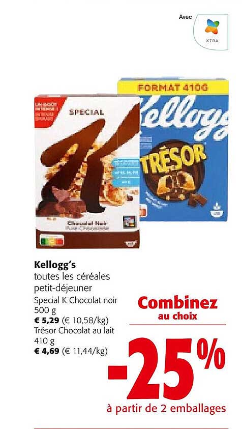 kellogg's toutes les céréales petit-déjeuner