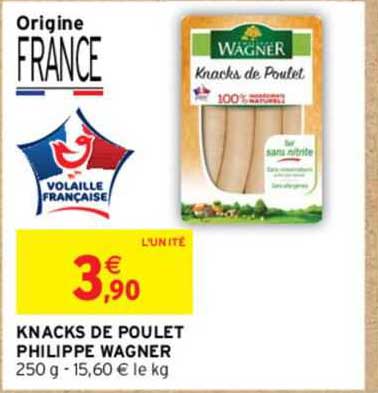 knacks de poulet philippe wagner