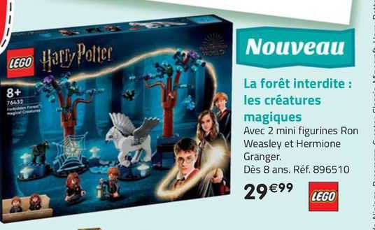 la forêt interdite : les créatures magiques lego harry potter