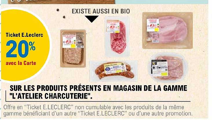 la gamme "l'atelier charcuterie"
