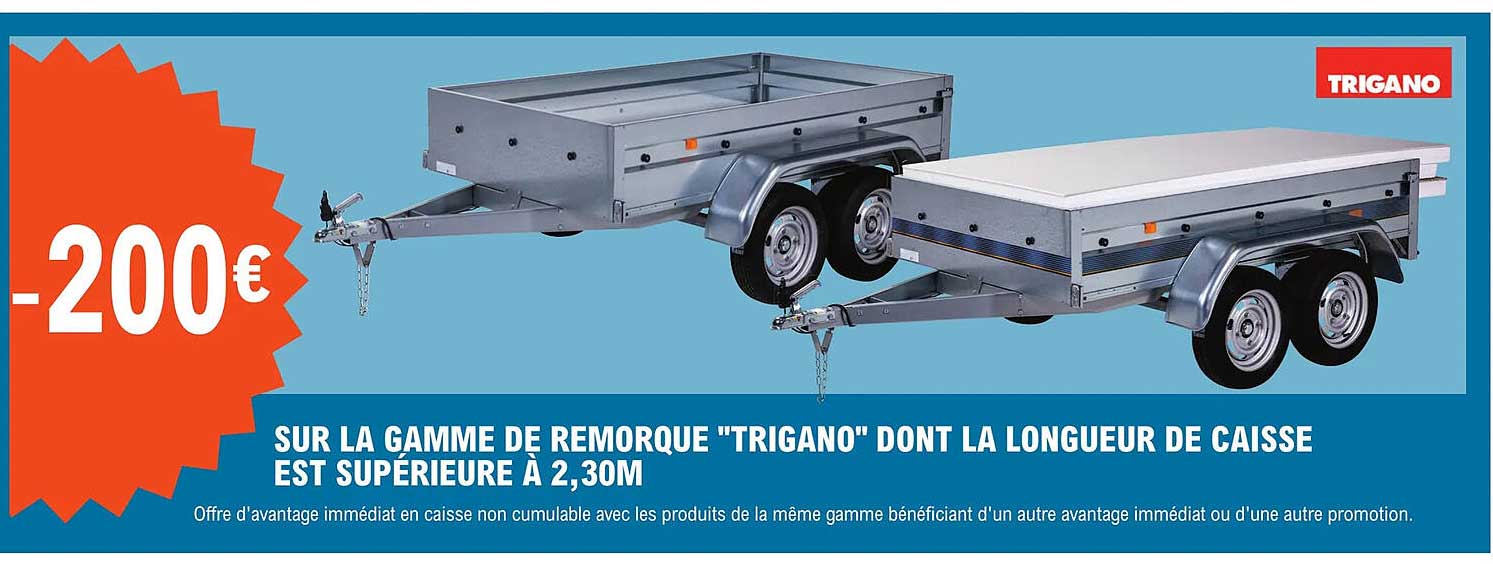 La Gamme De Remorque "trigano"
