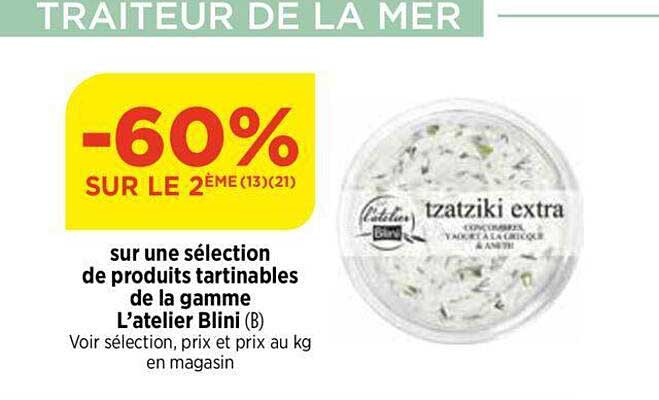 la gamme l'atelier blini