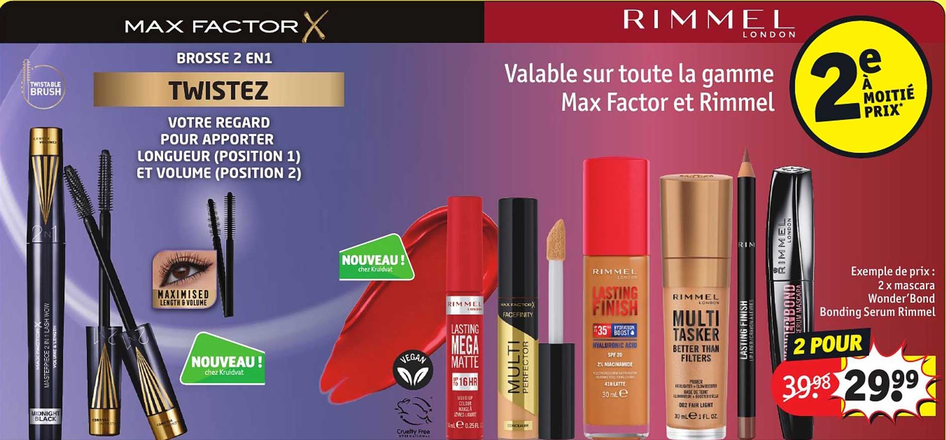 La Gamme Max Factor Et Rimmel