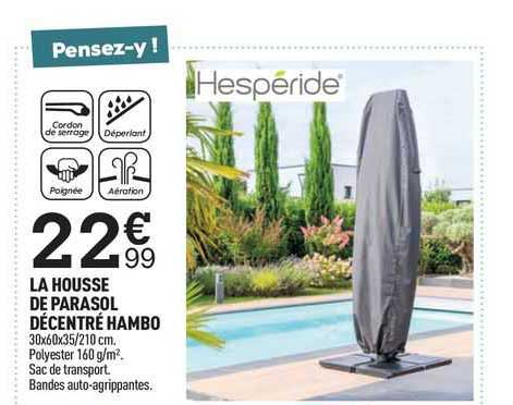 la housse de parasol décentré hambo