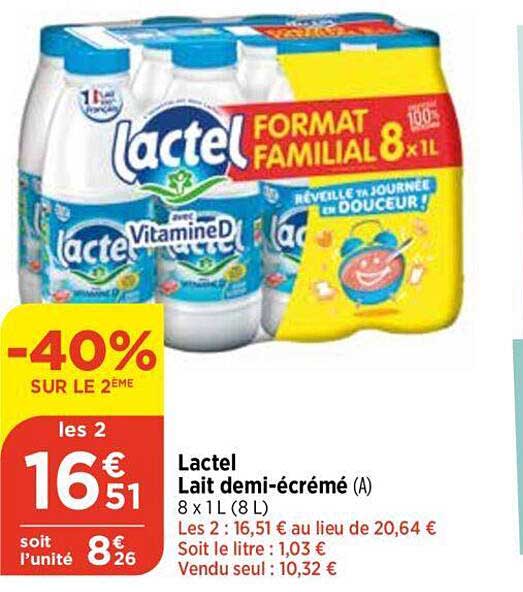 lactel lati demi-écrémé