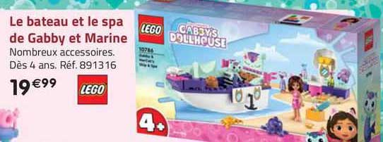 le bateau et le spa de gabby et marine lego