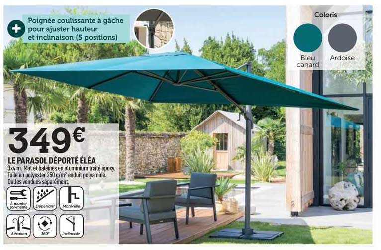 Le Parasol Déporté éléa