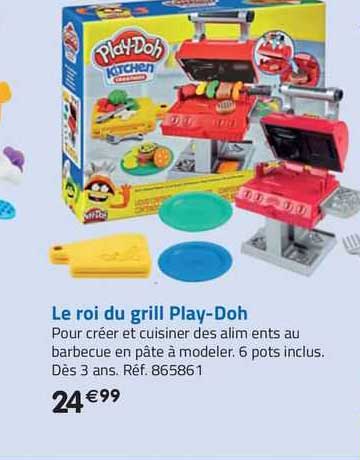 le roi du grill play-doh