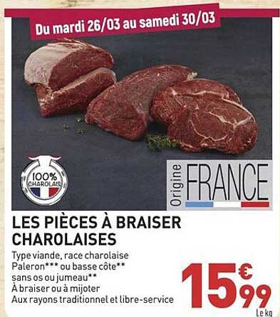 Les Pièces à Braiser Charolaises