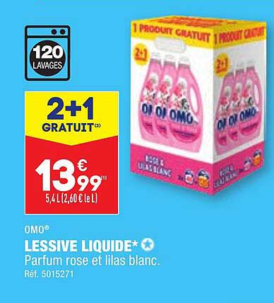 Lessive Liquide Omo