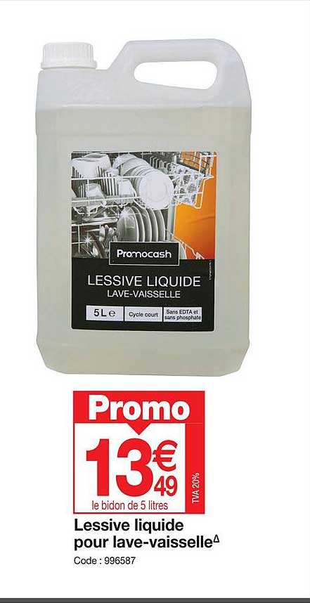 lessive liquide pour lave-vaisselle