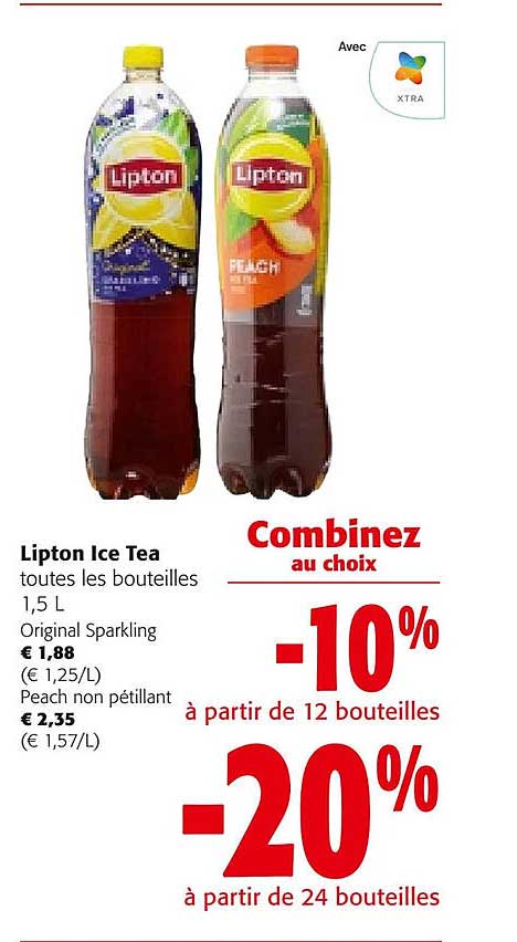 lipton ice tea toutes les bouteilles