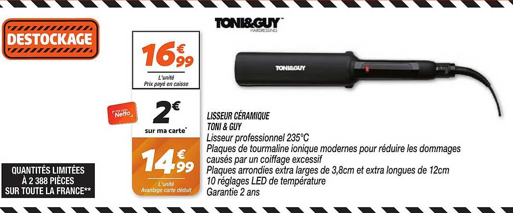 lisseur céramique toni & guy
