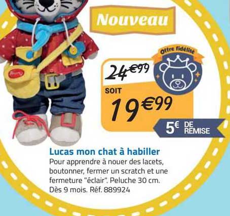 lucas mon chat à habiller