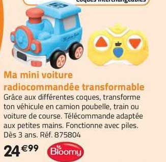 Ma Mini Voiture Radiocommandée Transformable  Bloomy