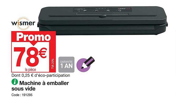 machine à emballer sous vide
