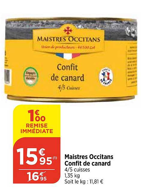 Maistres Occitans Confit De Canard