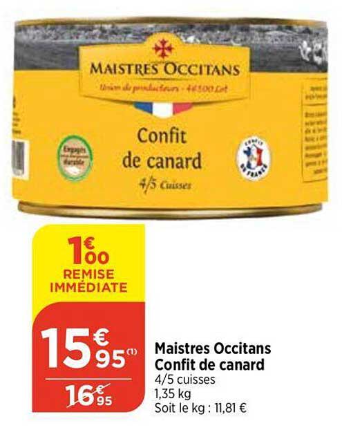 maistres occitans confit de canard