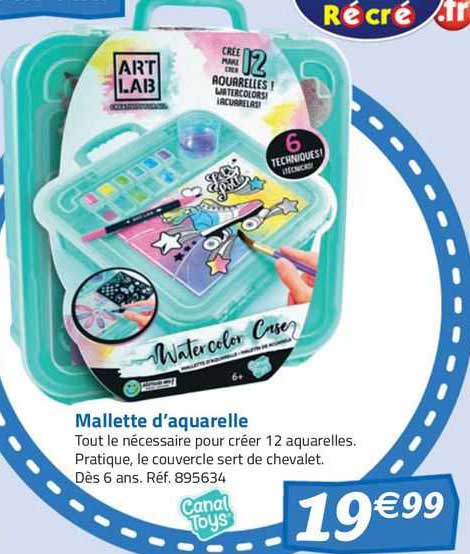 mallette d'aquarelle