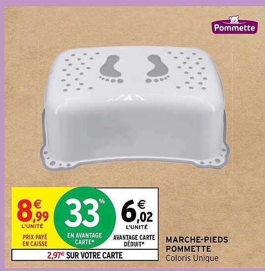 marche-pieds pommette