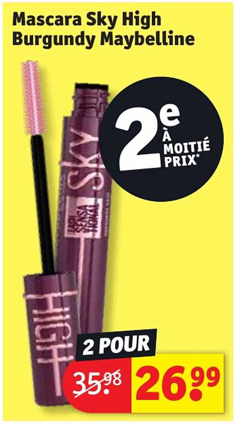 mascara sky high burgundy maybelline