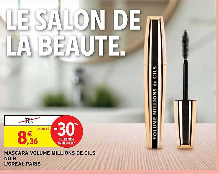 mascara voluem millions de cils noir l'oréal paris