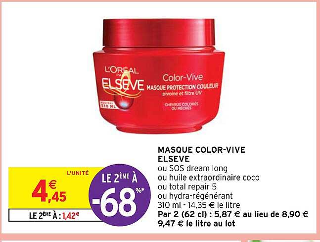 masque color-vive elsève