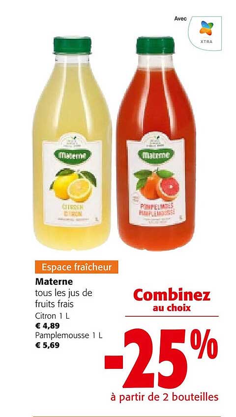 Materne Tous Les Jus De Fruits Frais