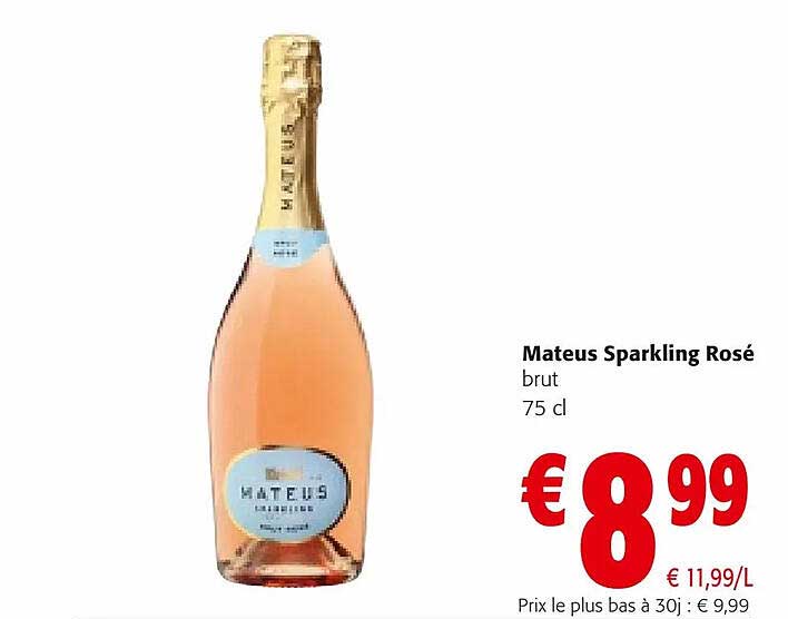 mateus sparkling rosé brut