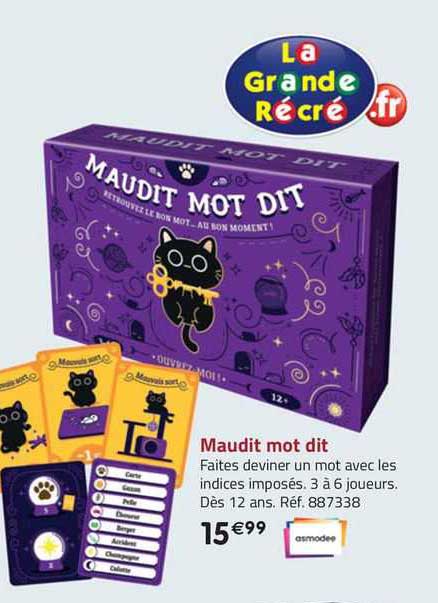 maudit mot dit asmodee