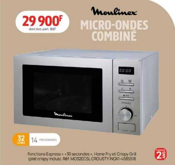 micro-ondes combiné moulinex