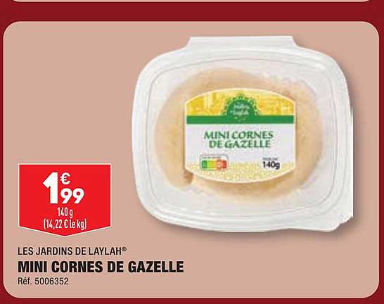 mini cornes de gazelle les jardins de laylah