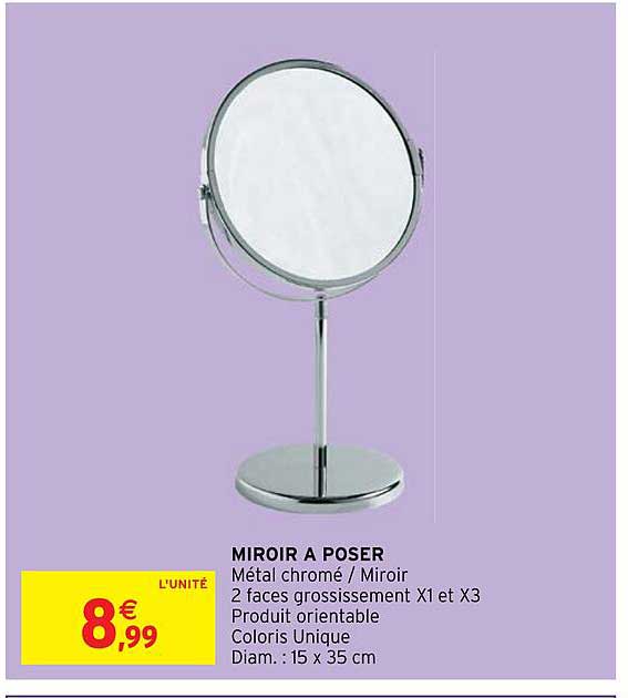 Miroir à Poser